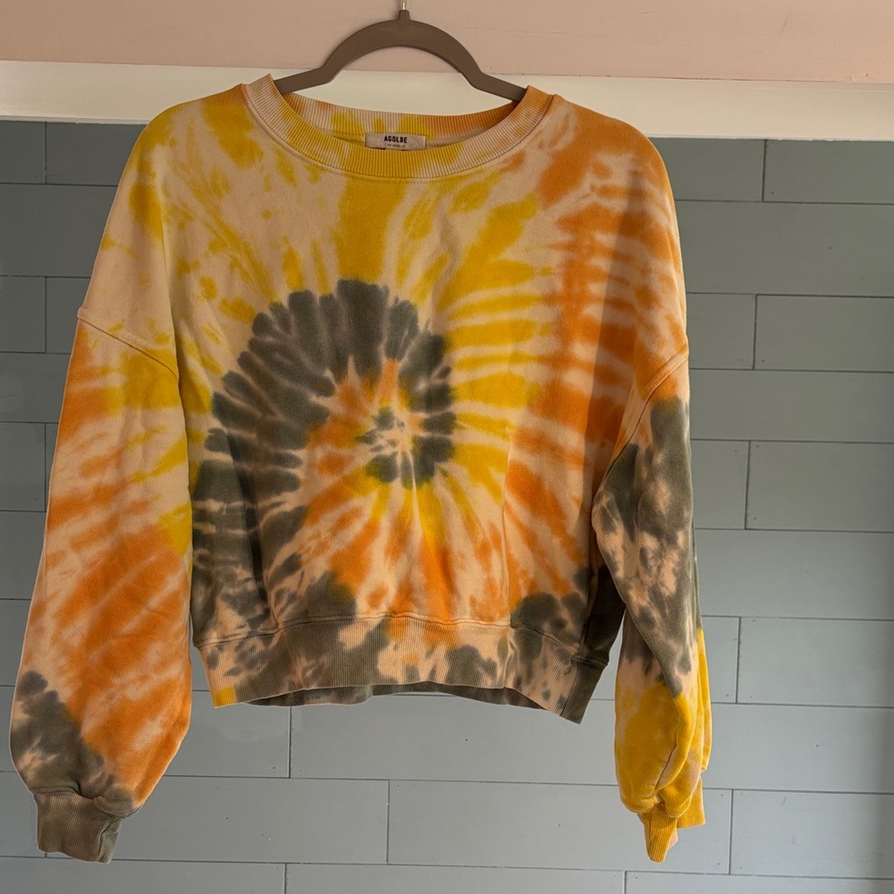 AGOLDE
Balloon-Sleeve‎ Tie-Dye Sweatshirt